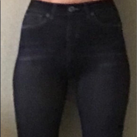 ⚡️NO BOUNDARIES | Distressed Black Bodycon Jegging / Leggings | SP - Picture 6 of 17